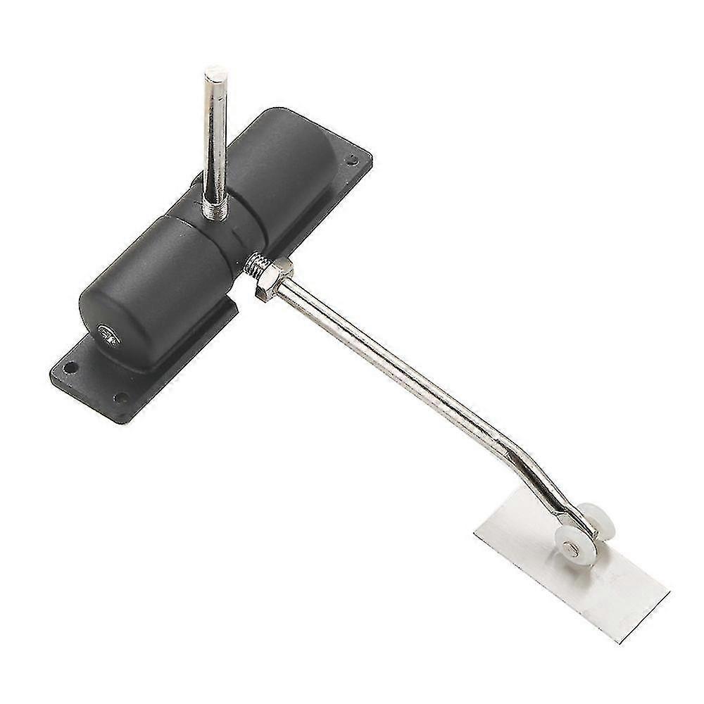 Spring Door Closer Pneumatic To Self-closing, Hinge Adjustable Automatic Door Closer With Wheel