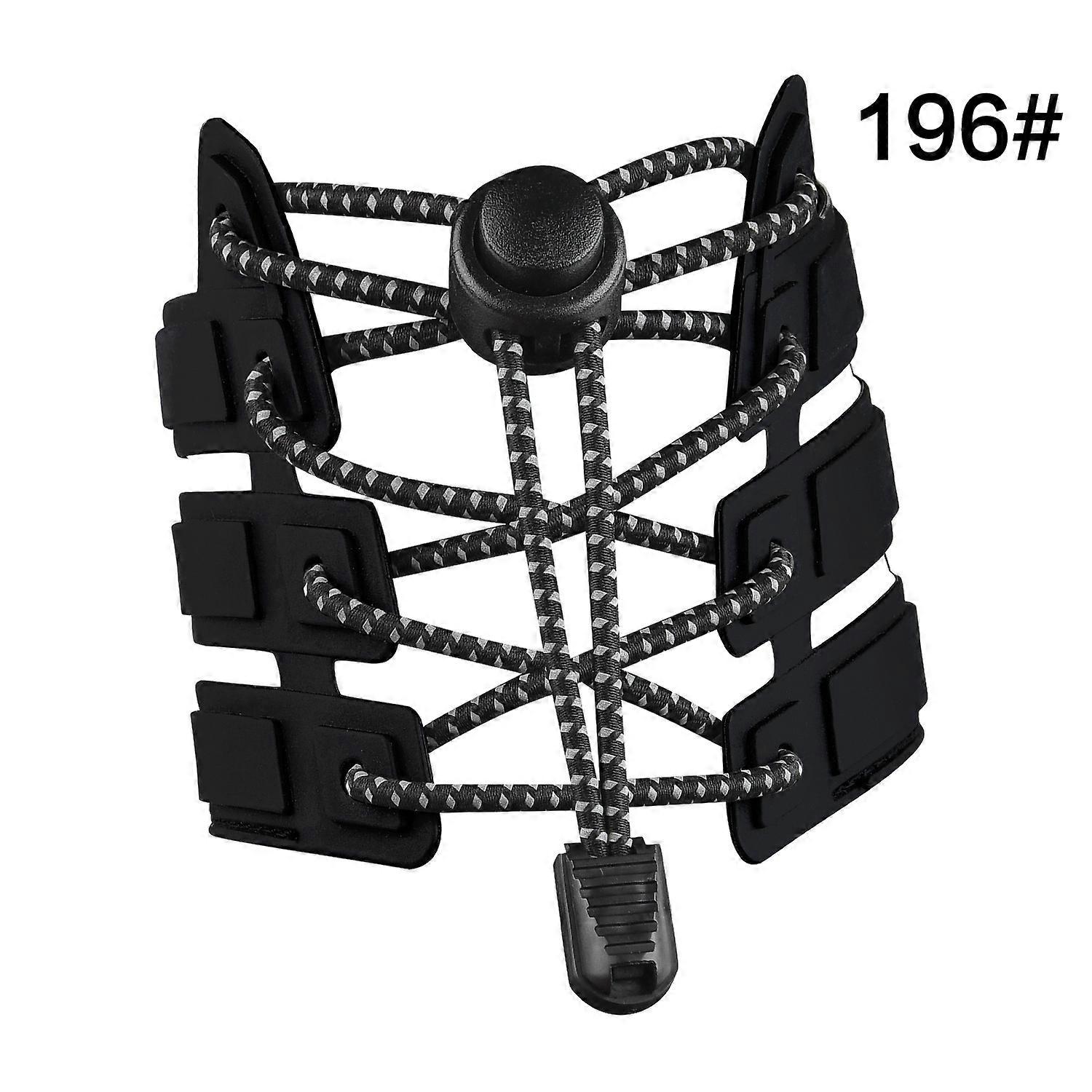 Elastic Laces,Reflective Elastic Shoe Laces No Tie Elastic 4pcs