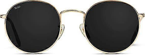 reflective Lens Round Trendy Sunglasses