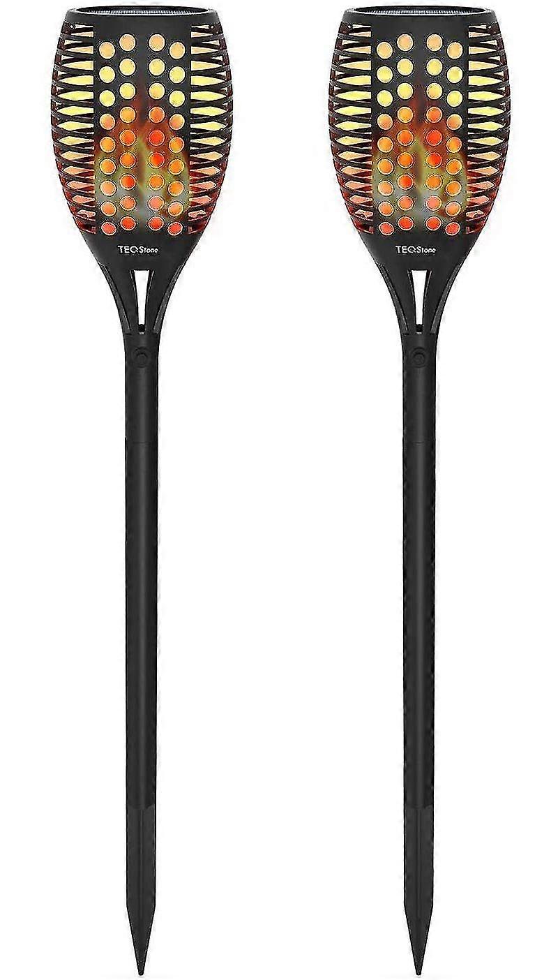 Garden Light Solar Light Torches- 96 Led Flickering Flame Garden Lights Automatic On/off - Ip65 Waterproof Solar
