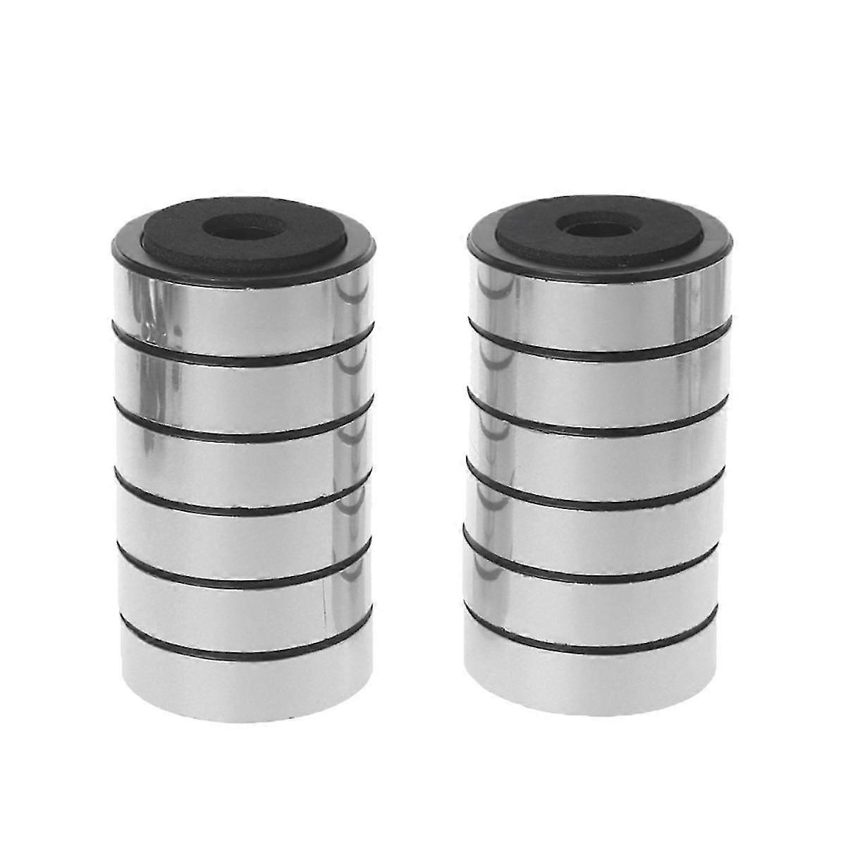 12pcs Bookshelf Speakers Shock Absorption Damping For Audio Stereo Speakers Amplifier Feet Pad 48x1