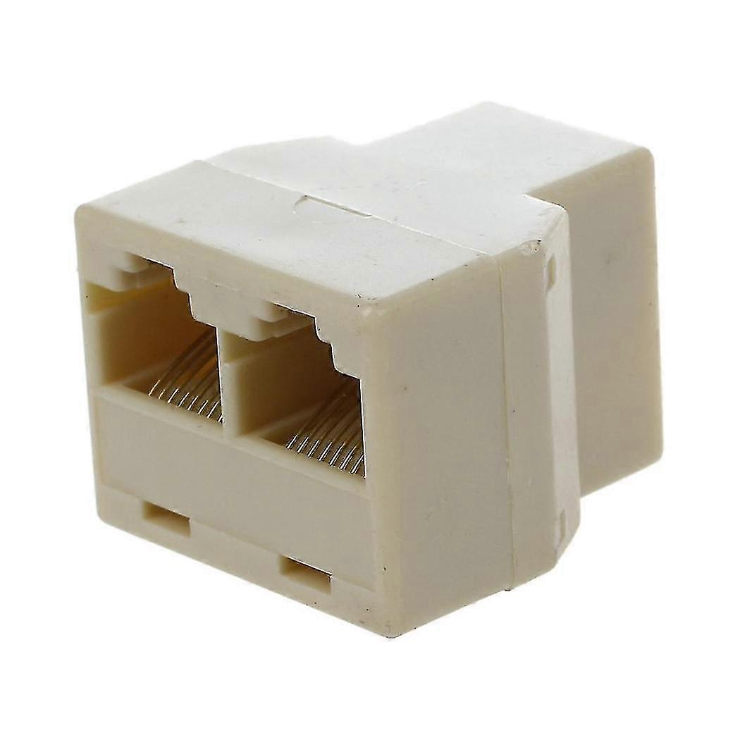 Rj45 3 Way Network Cable Splitter Extender Plug Coupler