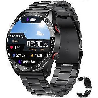 Bluetooth Ring Smart Klokke Menn Full Touch Sport Klokke Helse Tracker Menn Smartklokke Vanntett For Android IOS-enheter