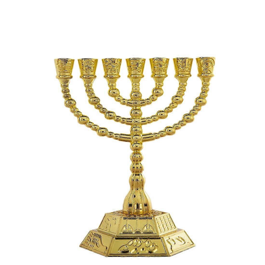 Israel Menorah tempel 7-grens lysestake