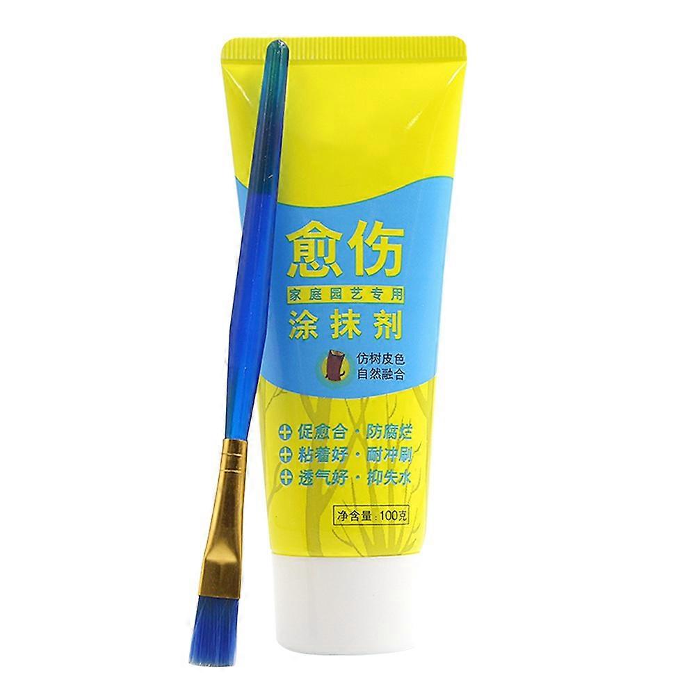 100g Plant Tree Wound Cut Paste Smear Agent Pruning Compound Sealer with Brush