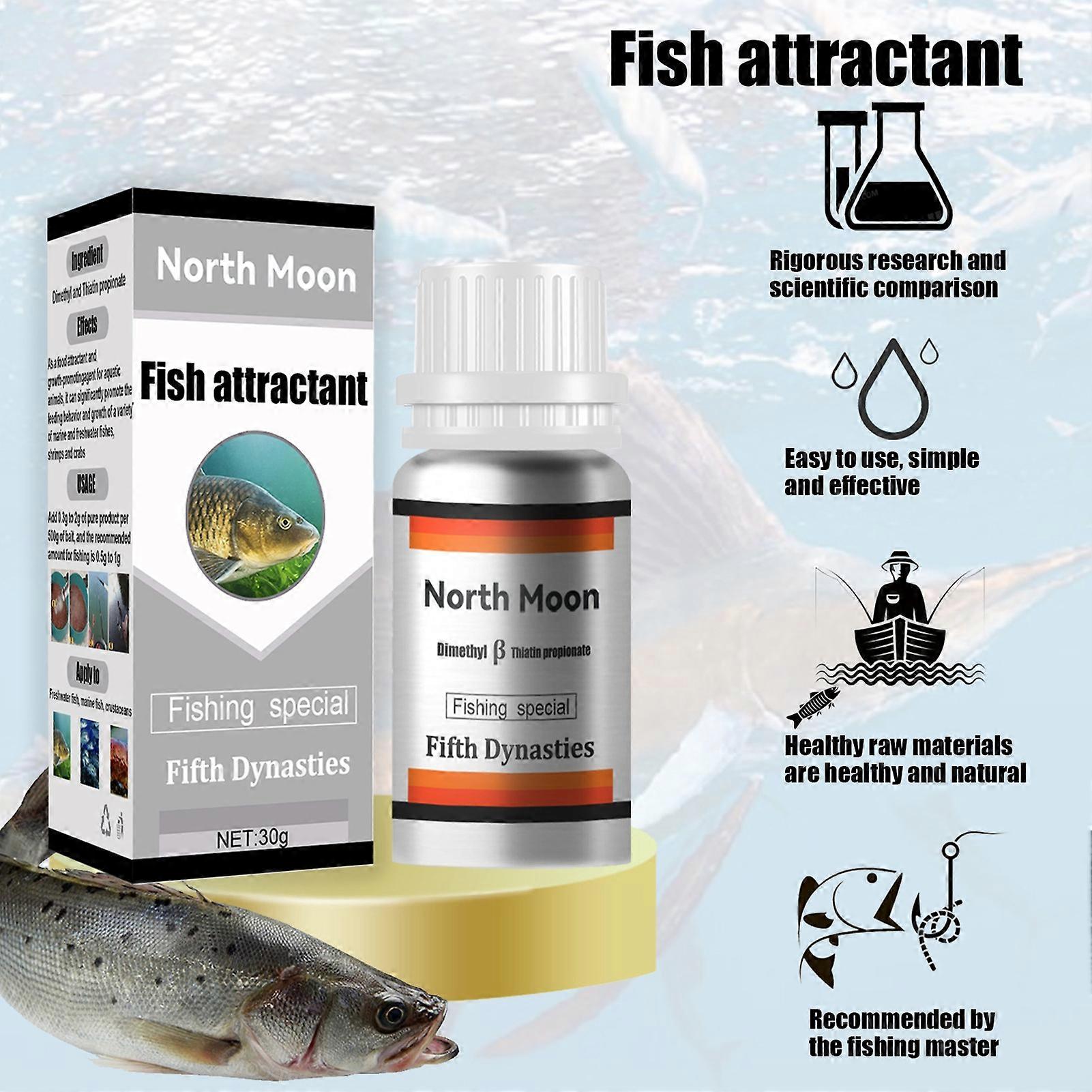 Kaesi 30g Fishing Bait Attractant Natural Scent Drag No-Residue Fast Gathering 100m Penetration Effective Attract Fish Healthy Sea River Freshwater F