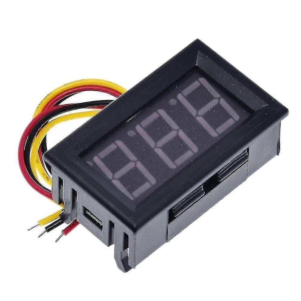 0.56inch Dc 0-30v Digital Voltmeter Voltage Meter 3-wire Dc Voltmeter