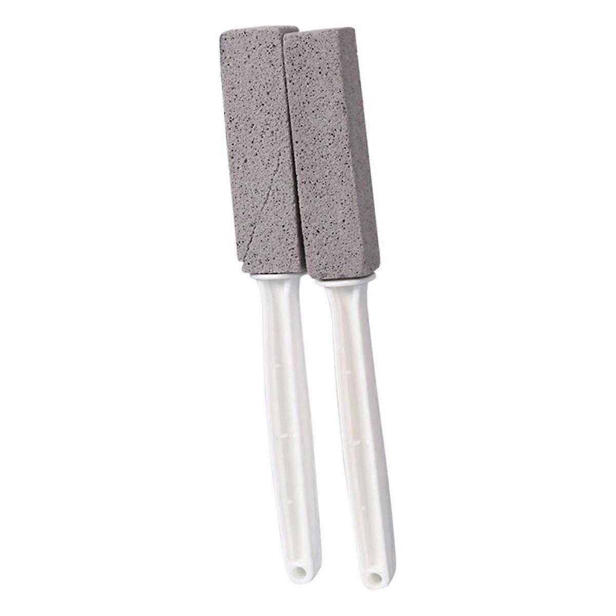 Pumice Stone for Toilet Bowl Cleaning, Scouring Stick with Handle, Rust.Remover for Tile Bath-Tub