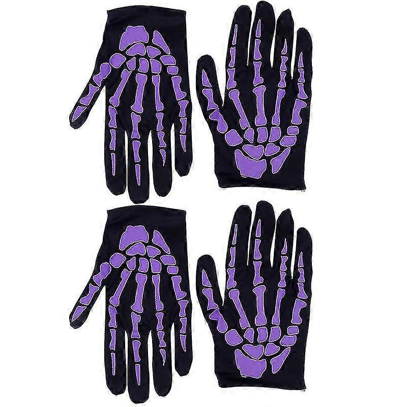 2pair Halloween Gloves For Halloween Decor