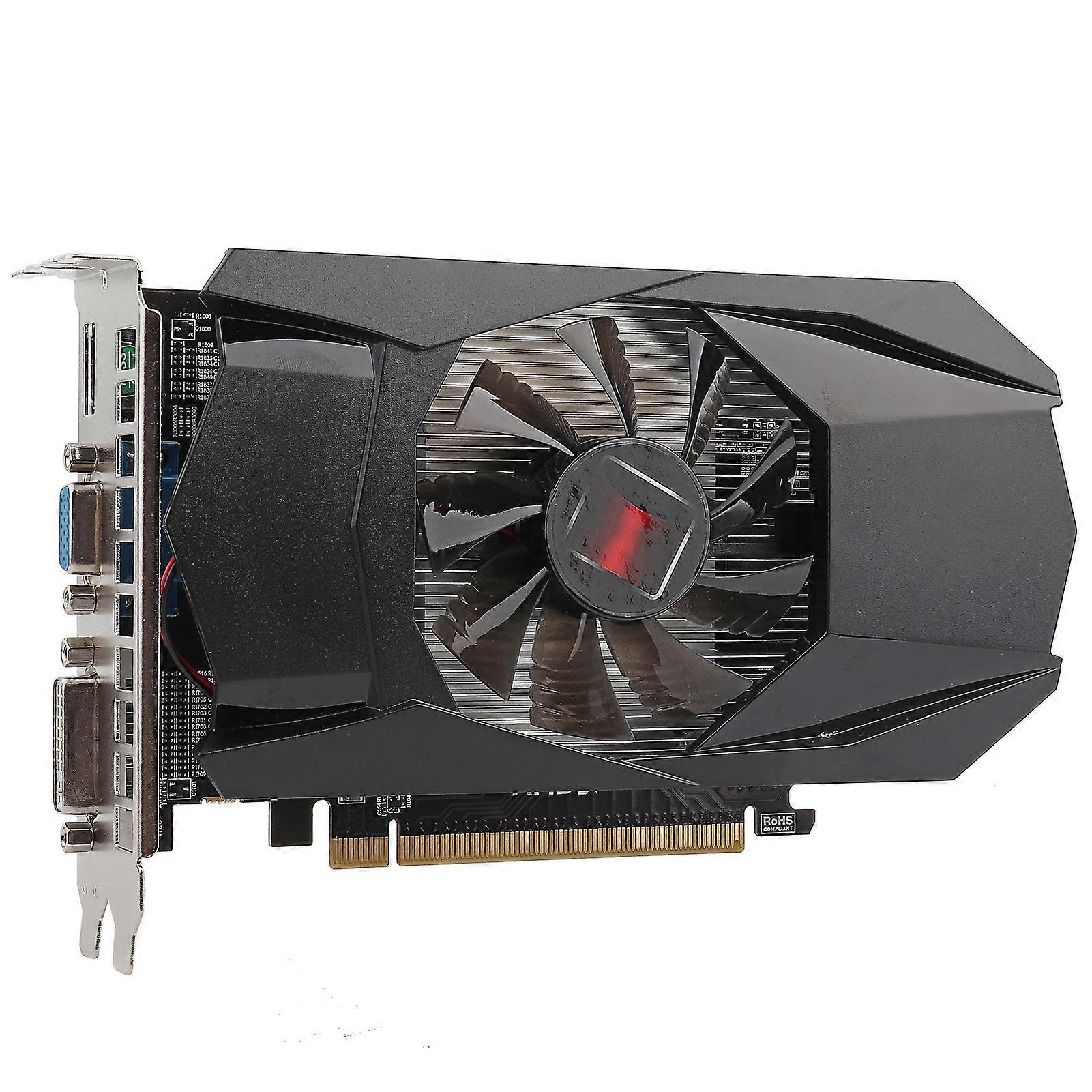 HD7670 1GB Gaming-Grafikanzeige-Grafikkarte 128bit DDR5 Computerkomponenten