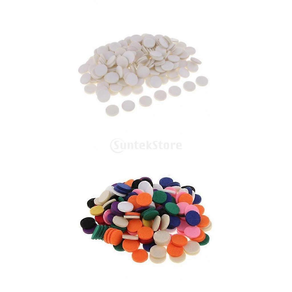 400 stuks Aromatherapie etherische olie diffuser medaillon Refill Pads 21mm