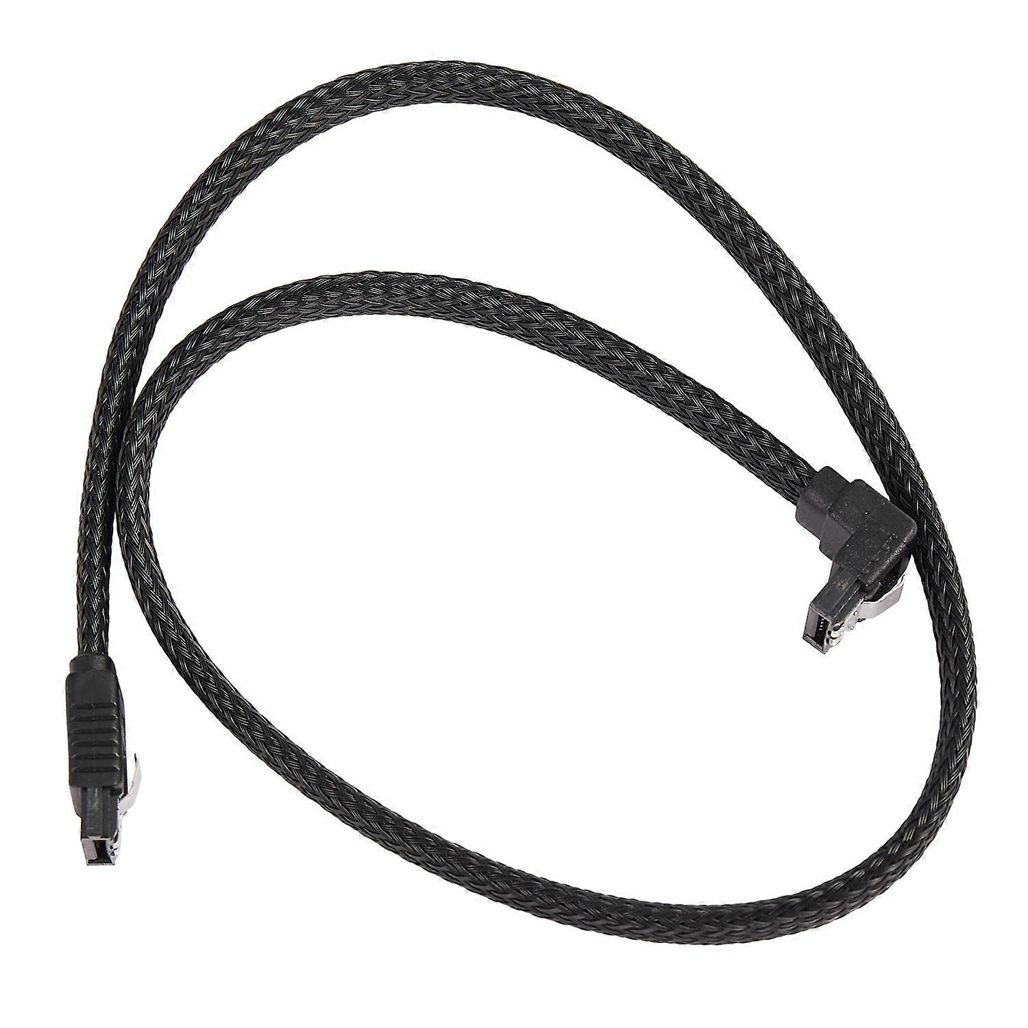 50CM SATA 3.0 III SATA3 7pin Data Cable Right Angle 6Gb/s SSD Cables HDD Hard Disk Data Cord with N