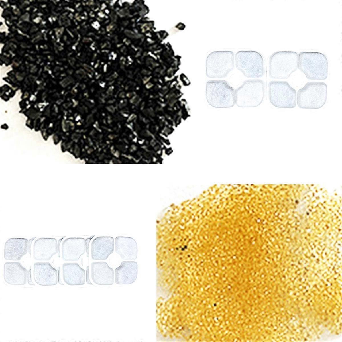 12PCS Chat Fontaine Filtre Fontaine À Eau Triple Système De Filtration pour Distributeur D’eau Pour Animaux De Compagnie Fontaine Remplacement Boisson Pour Chat