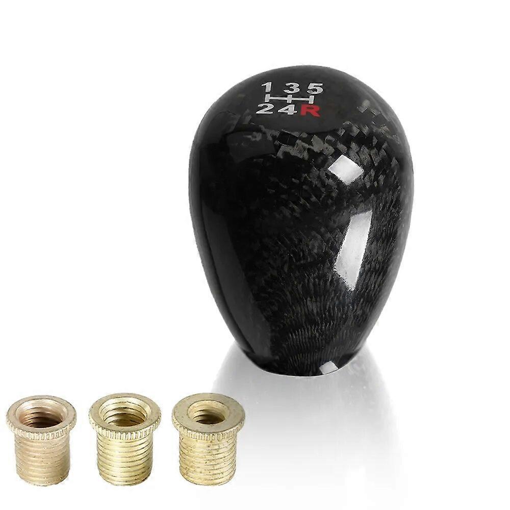 Universal 5/6 Speed Racing Carbon Fiber Gear Stick Handball Gear Shift Knob Manual Transmission Shifter Lever Knob SFN117