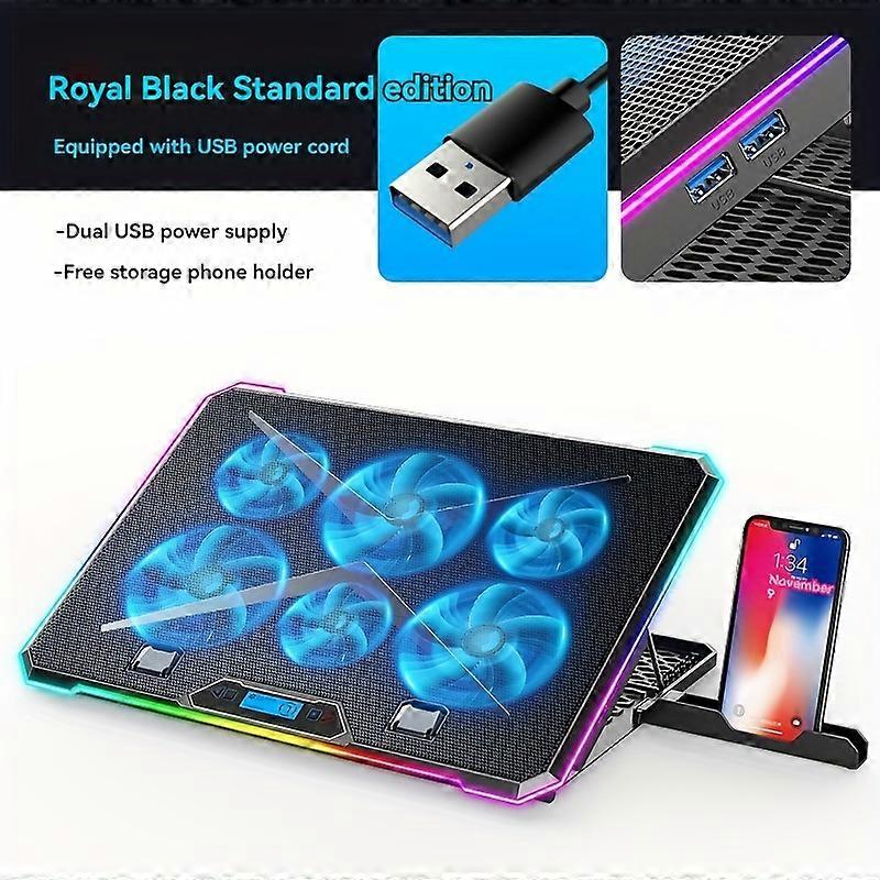 1pc Core Ice King New K15 For Notebook Radiator RGB Laptop Cooling Pad Notebook Bracket