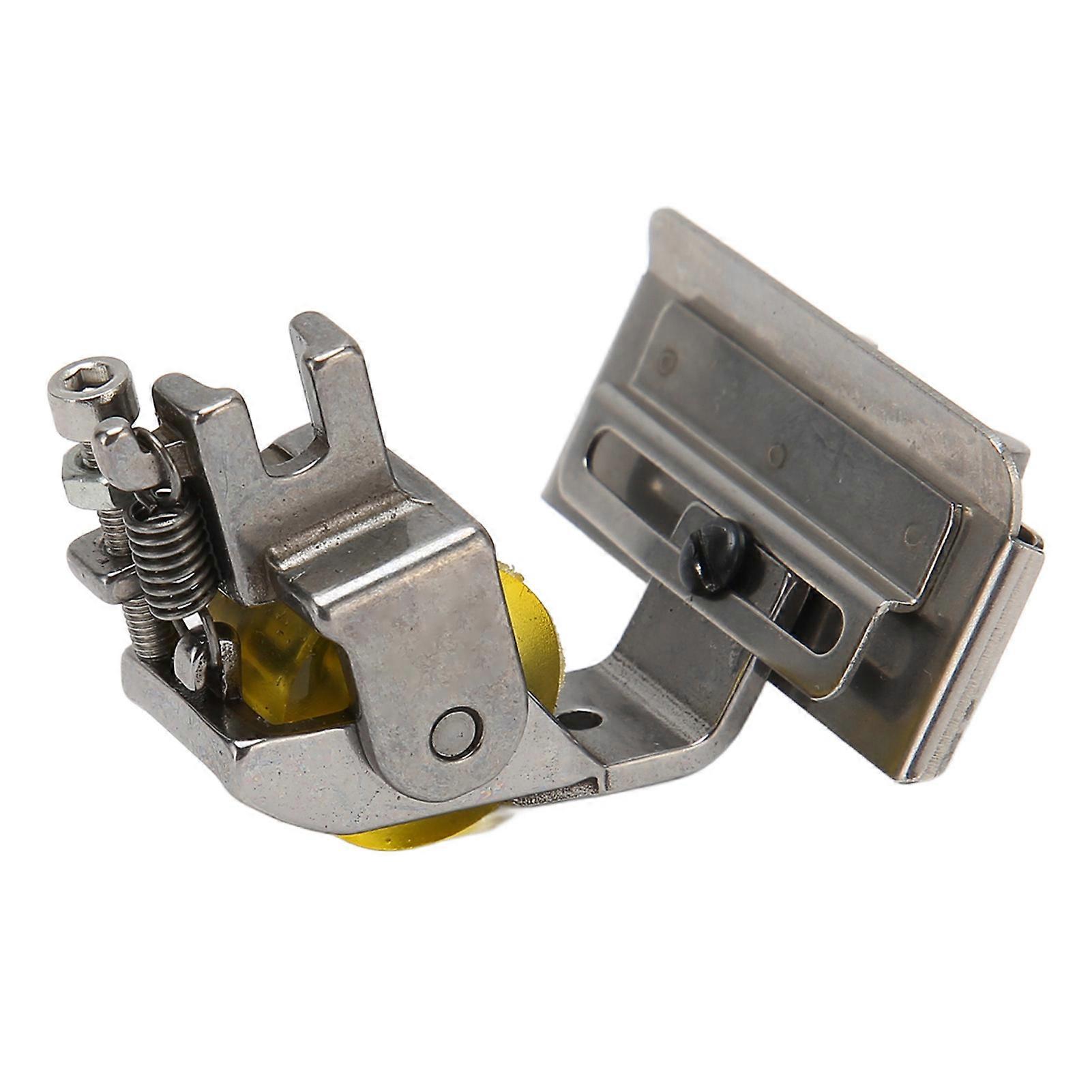 Rubber Wheel Presser Foot for Thin Materials Adjustable Width with Rust Prevention Steel