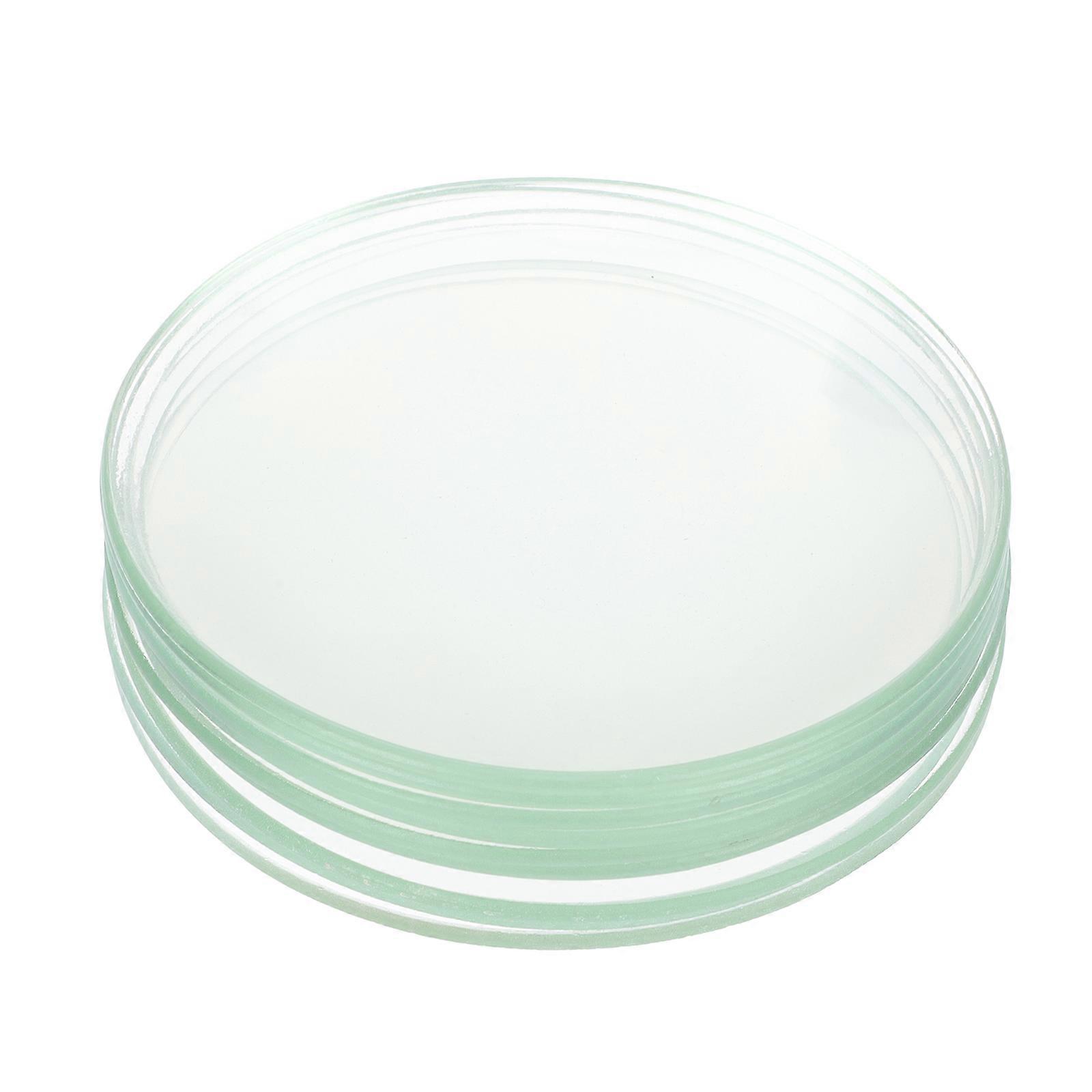10 piezas Gafas de reloj de laboratorio Reloj transparente Vidrio Experimento Gafas de reloj