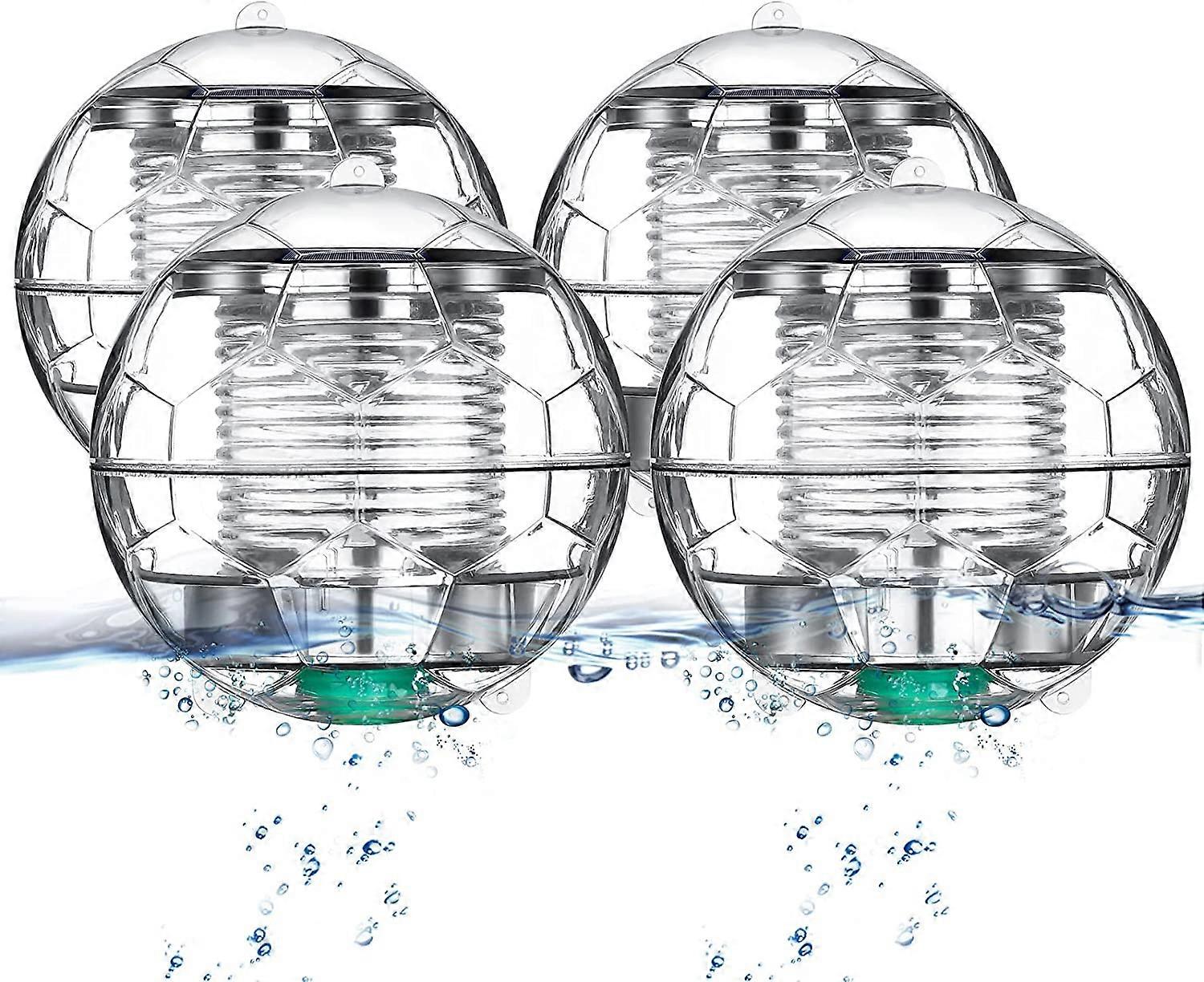 Pool Lights Solar Floating Pool Lights with Color Changing Waterproof Hanging Ball Lights for Garden Pool Tree ABS Plastic