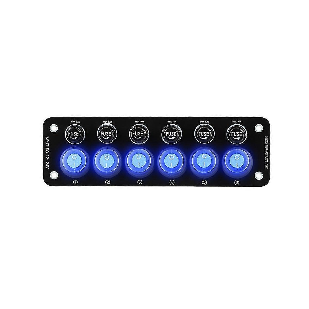 Car Switch Combination Panel Multi-switch Control Panel Power Panel Universal Car Rv Marine
