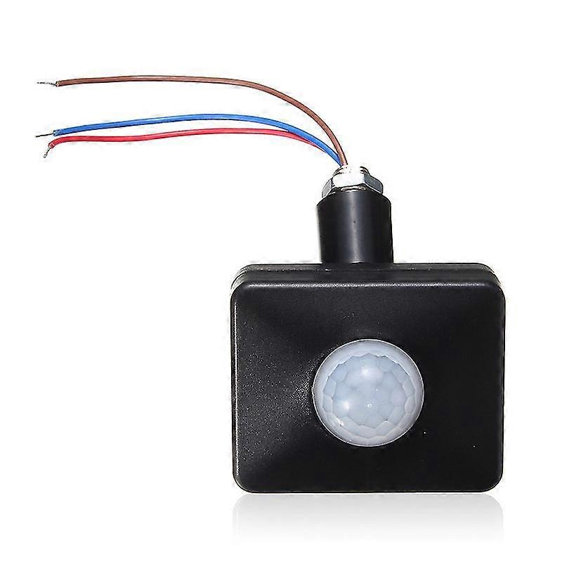 Light Switch Infrared Pir Switch Infrared Sensor Human Body Infrared Sensor Ultra Thin Switch Sensor(1pc, Black)