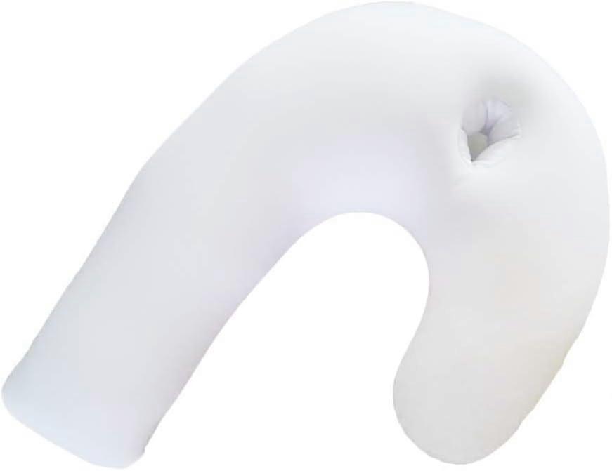 Side Sleeper Support Pillow - Neck Back Cushion with Ear Hole