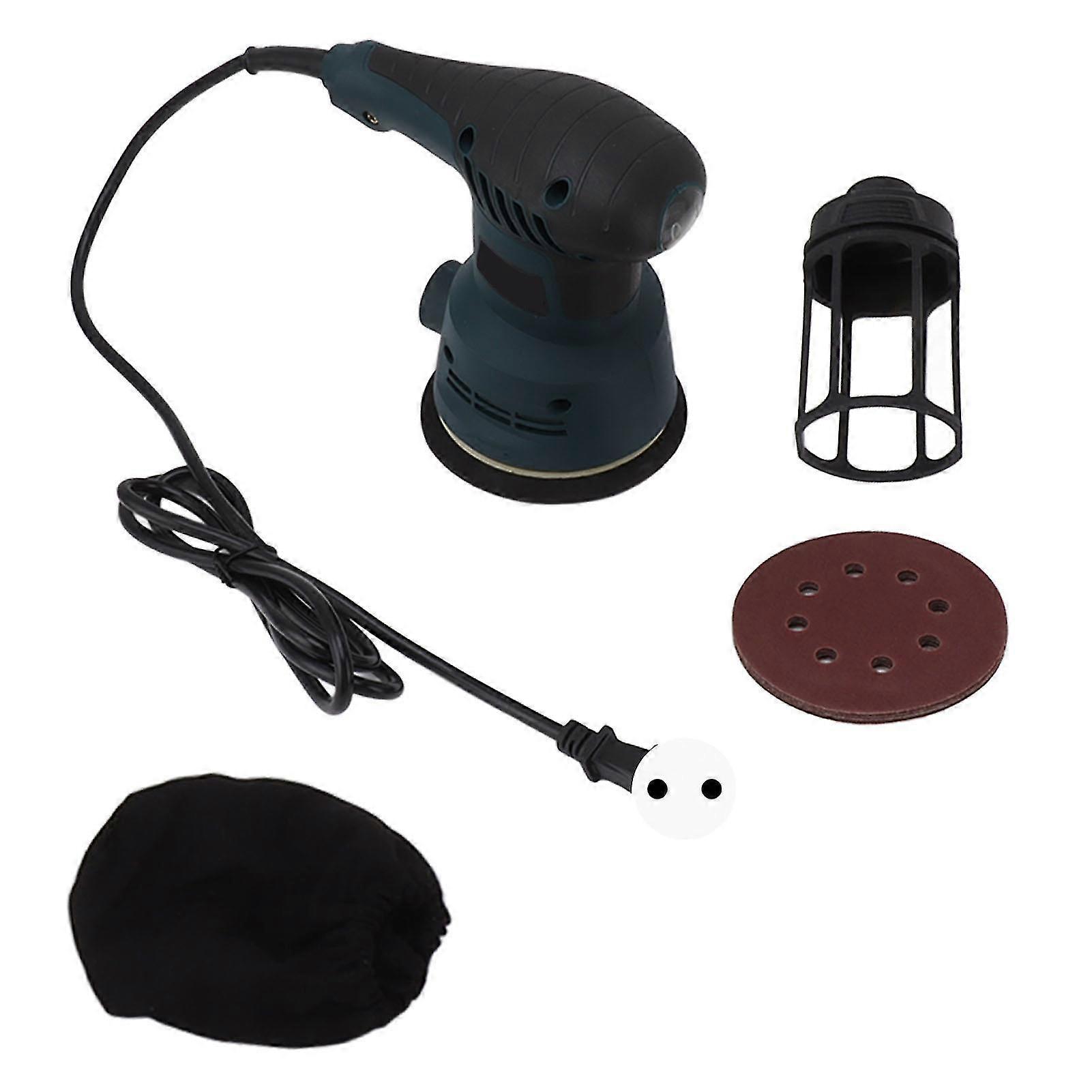 300W Electric Palm Sander Kit for Woodworking and Carpentry with Sandpapers and EU Plug 220V