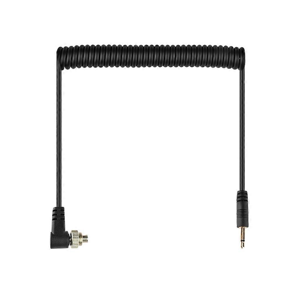 Flash Sync Cable, 2.5mm 3.5mm 6.35mm PC Connector Sync Cord for Camera Flash