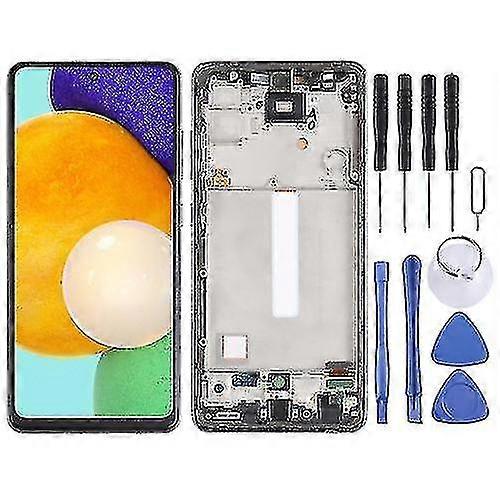Samsung Galaxy A52 5g Sm-a526 Incell Material Lcd Screen And Digitizer Fully Assembled With Frame (not Support Fingerprint Recognition)