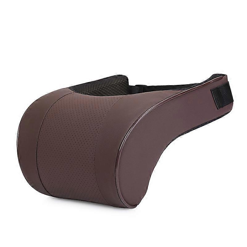 New Comfortable PU Leather Auto Car Neck Pillow Memory Foam Pillows Neck Rest Seat Headrest Cushion Pad Automobiles Accessories