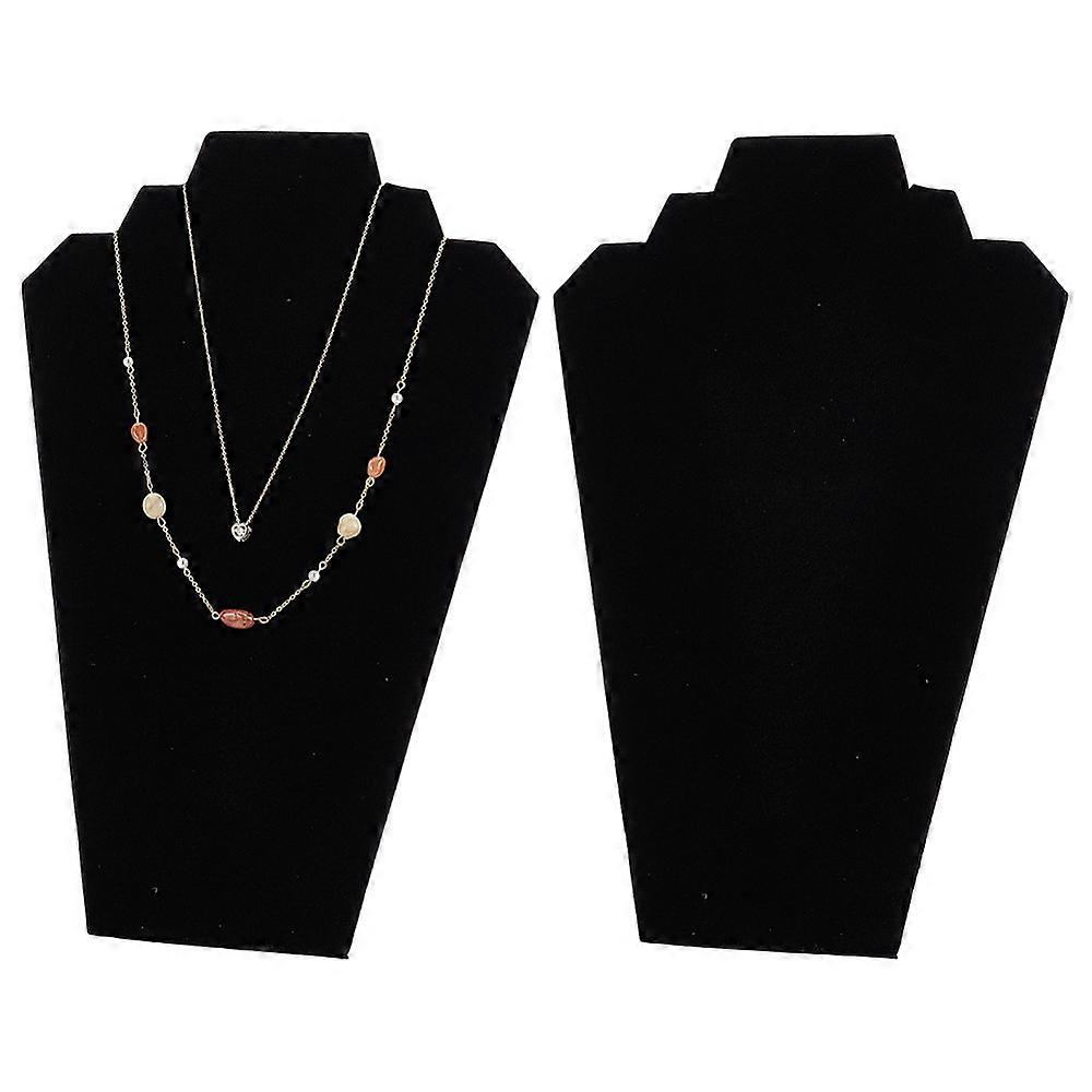 Paper Necklace Display Stands Black 32.5x21.5cm