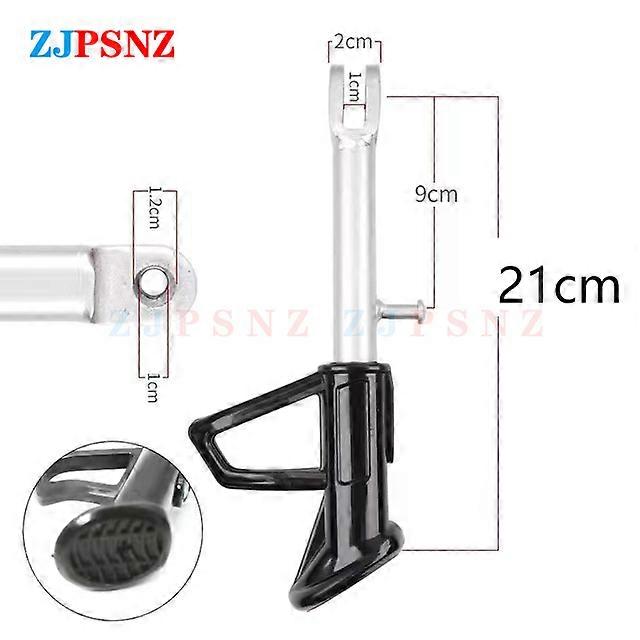 17/19/21/22cm Motorcycle Scooter Kickstand Side lining Stands Kick Bracket With Spring Bolt For 80cc 100cc 125cc 150cc Universal