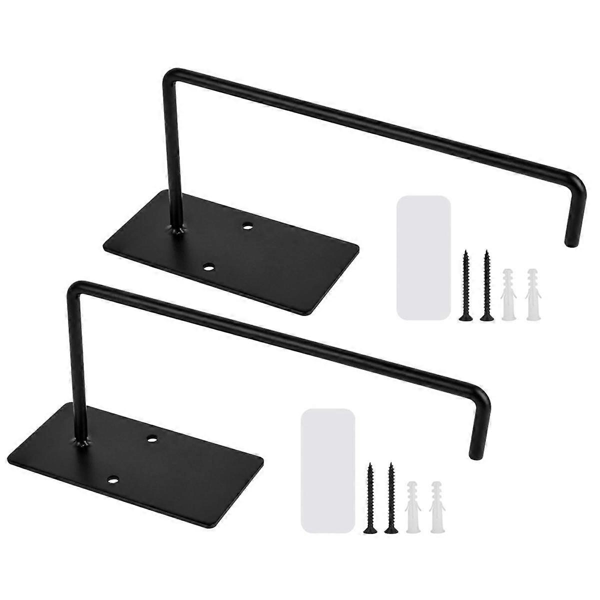 Stainless Steel Paper Towel Holder for Bathroom Kitchen, No Drilling Roll Holder with Shelf, Paper Towel Rack