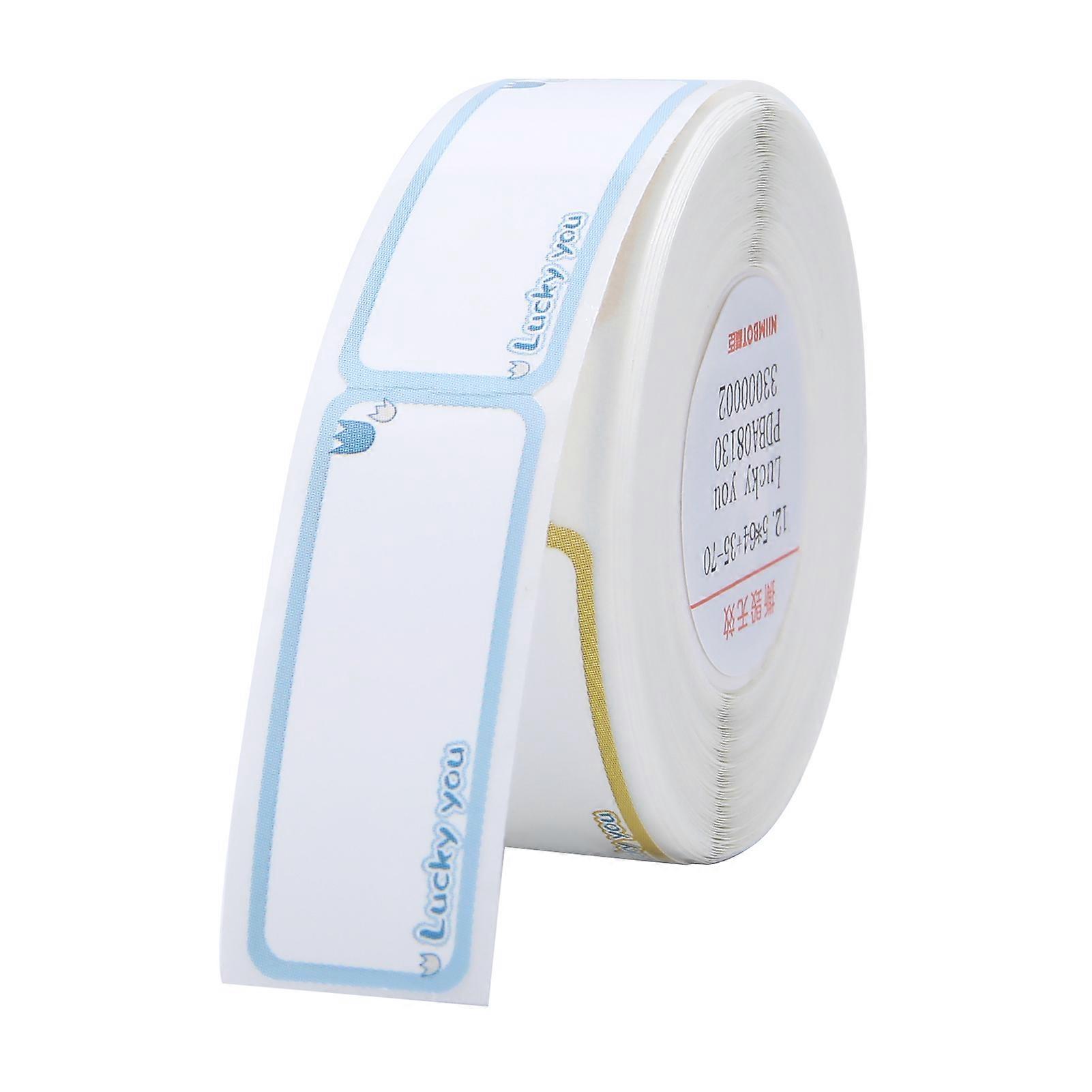 Thermal Printing Label Paper for D101 Label Printer Barcode Price Size Name Blank Labels Waterproof Tear Resistant 25x30mm 210sheets/roll for Home Org