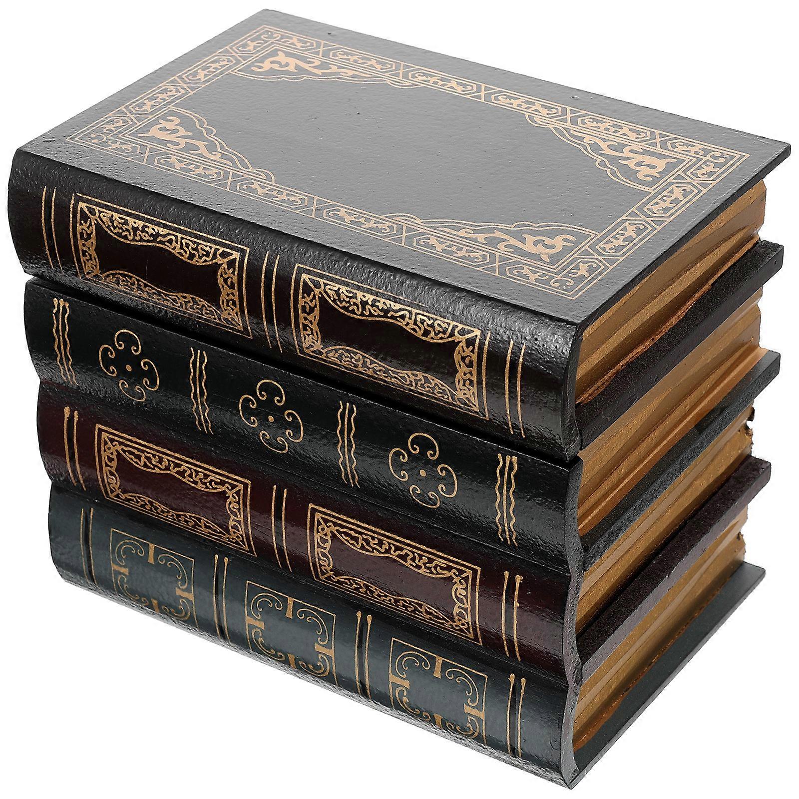 3 Boîtes Rangement Déco En Forme De Livres - 26,3x17x4,2 Cm, Style Londres/New York/Paris, Intérieur Moderne