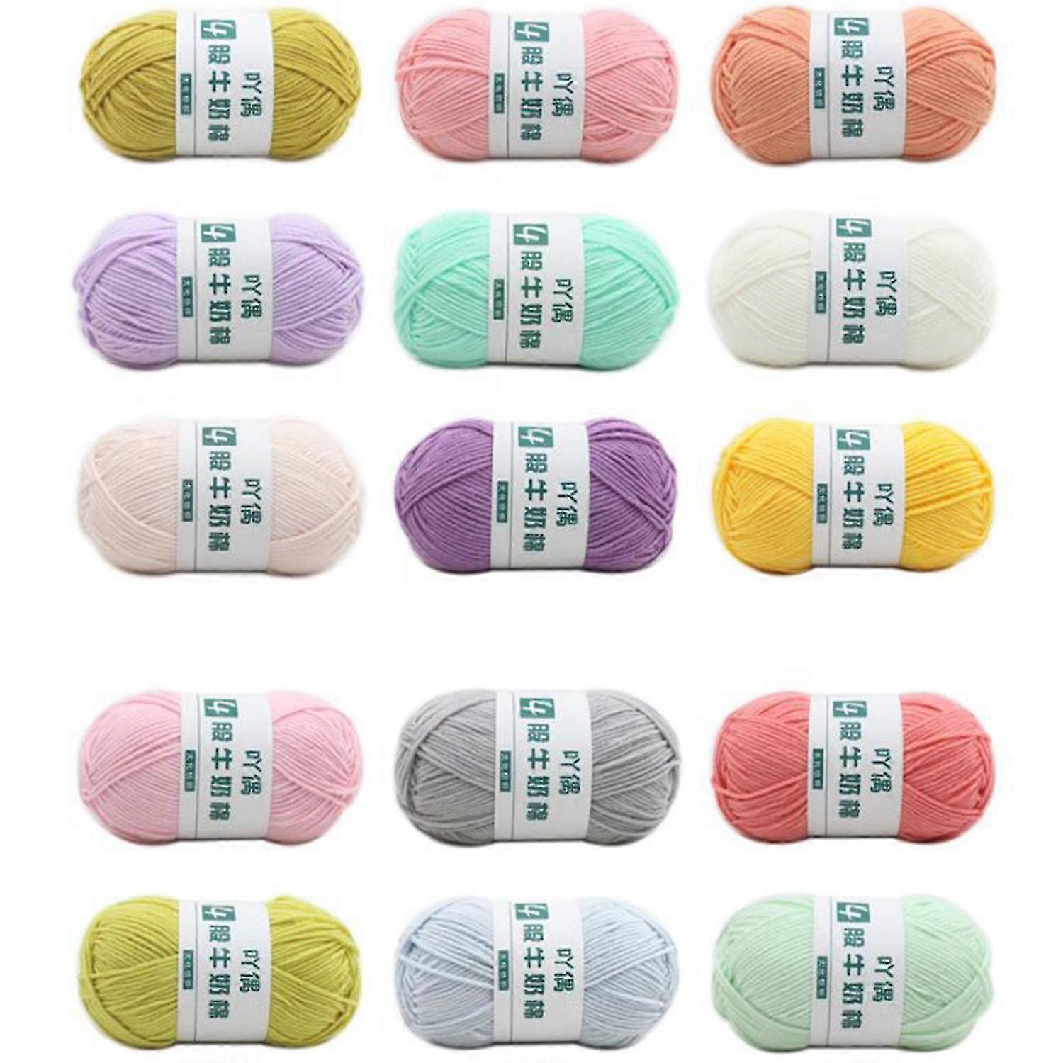 15 Color Crochet Four Thread Milk Thread Milk Thread Cotton Thread