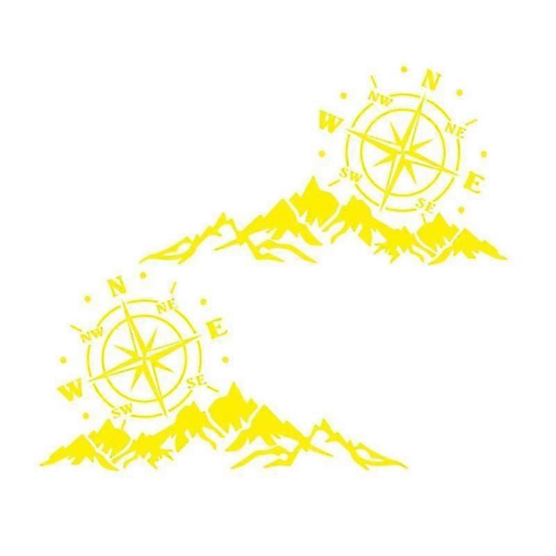 Mountain Car Sticker Vinyl Decal