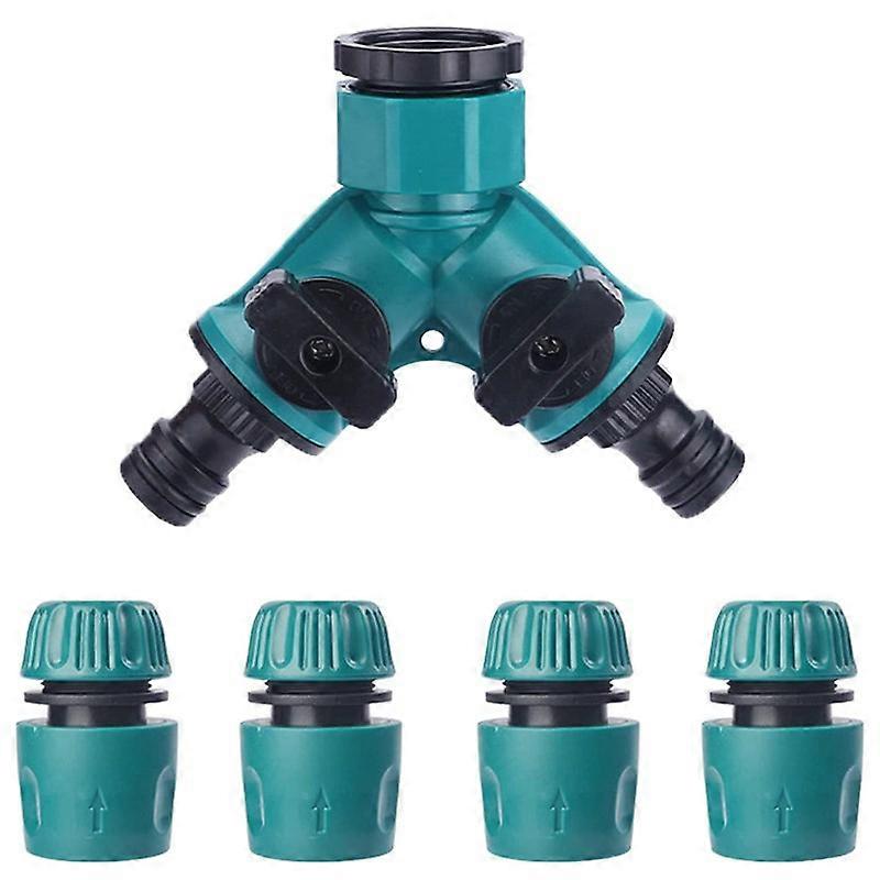 Home garden faucets plastic y-type three way quick coupler Clamp two way shunt hose quick coupling