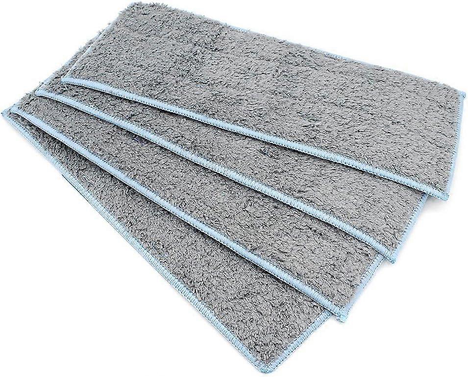 Set of 4 Washable Wet Mopping Pads for the Braava Jet M6 Robot with Microfiber Cleaning Cloth
