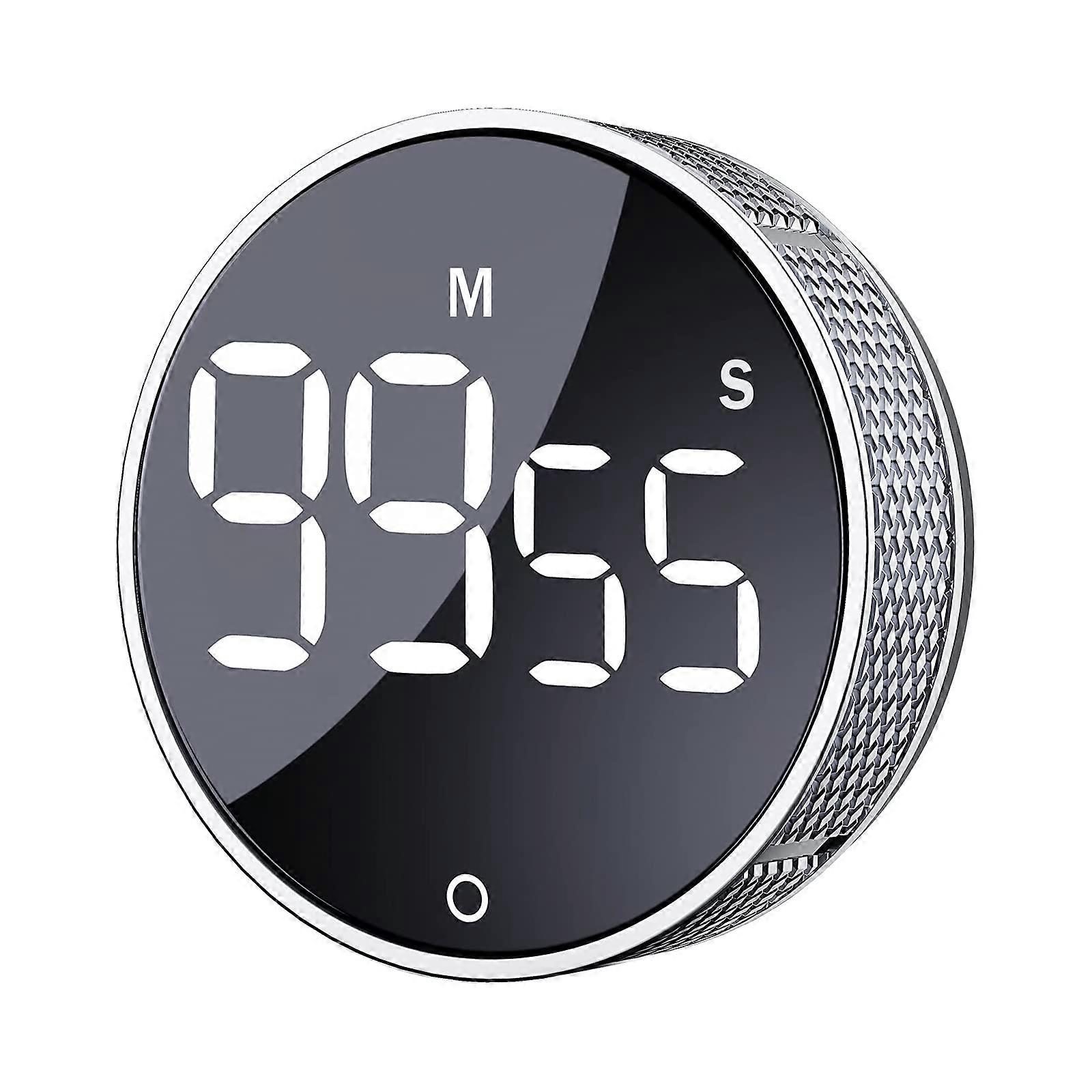 4Pcs Digital Kitchen Timer Mini Magnetic Kitchen Timer LED Countdown Timer for Cooking, Gaming, Cooking, Exercising.