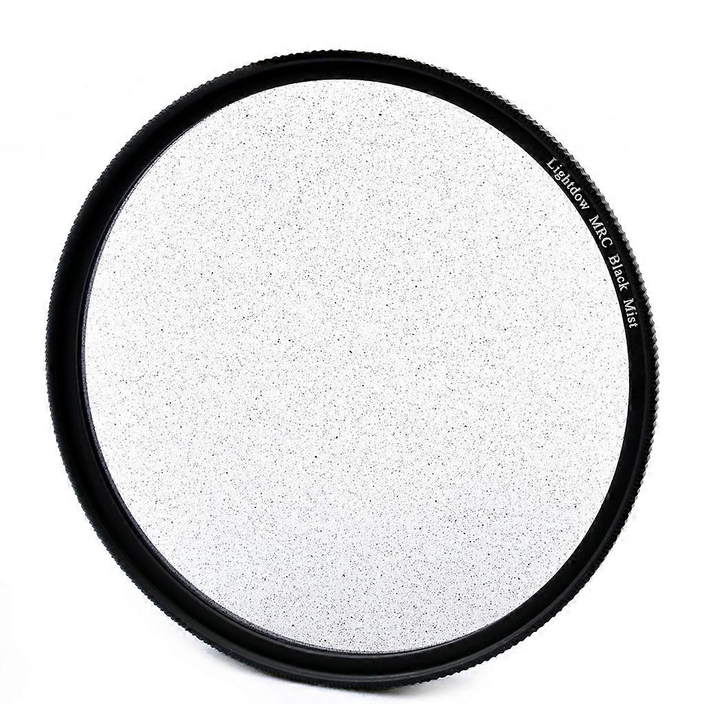 Black Mist Filter Soft Focus Lens Filter 49-82mm 1/8 for Digital DSLR Camera