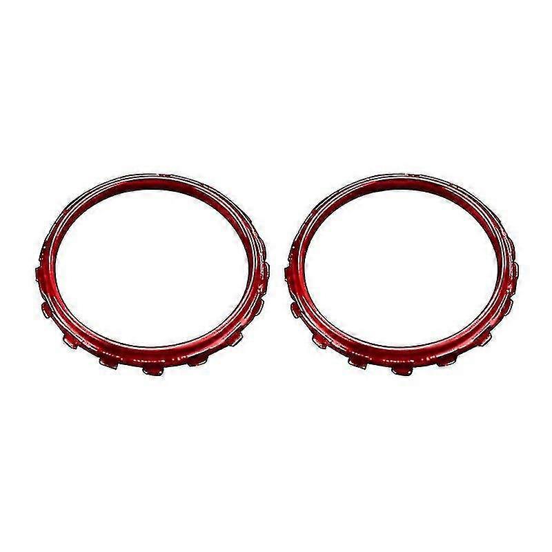 2pcs Chrome Custom Thumbstick Circle Accent Rings Compatible Microsoft-xbox One Elite Controller -xone E Repair Replacement Parts