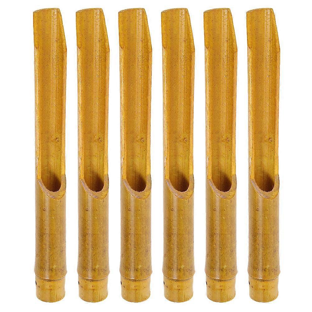 6st Vindspel Att Göra Rör Bambu Vindspel DIY Bambu Rör Reservdelar