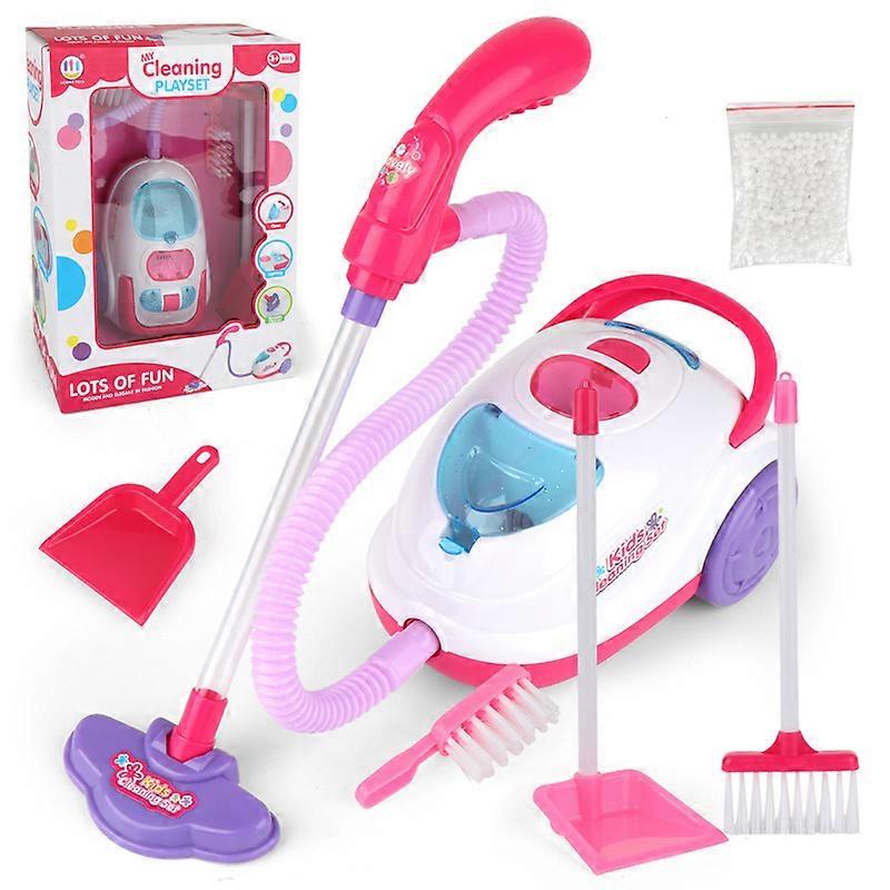 Simulation Play House Cleaning Set Mini Appliances Children's Broom Mop Brush Duster Toys