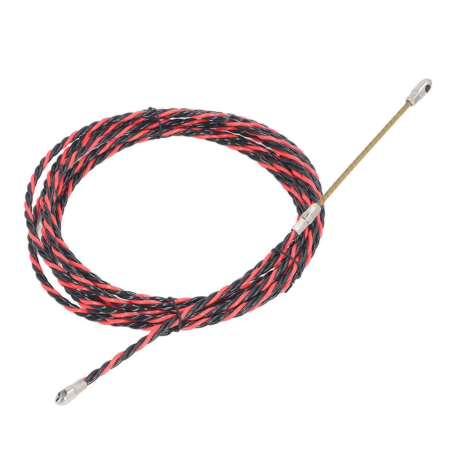 Electrical Spring Wire Threader Fish Tape Manual Cable Puller Tool Electrician Threading Device 20m
