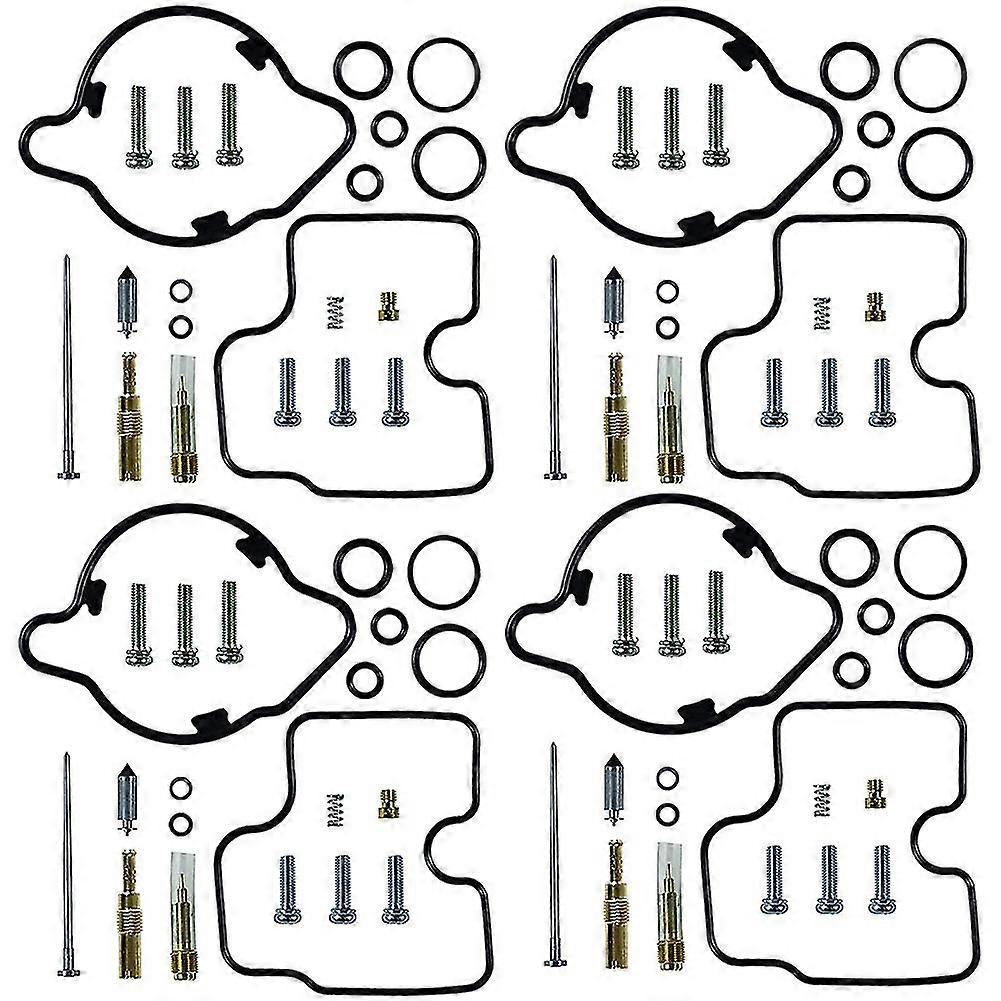 4 Pack Of Carburetor Carb Rebuild Kit For 750,vf750c,vf750, 1994-2003