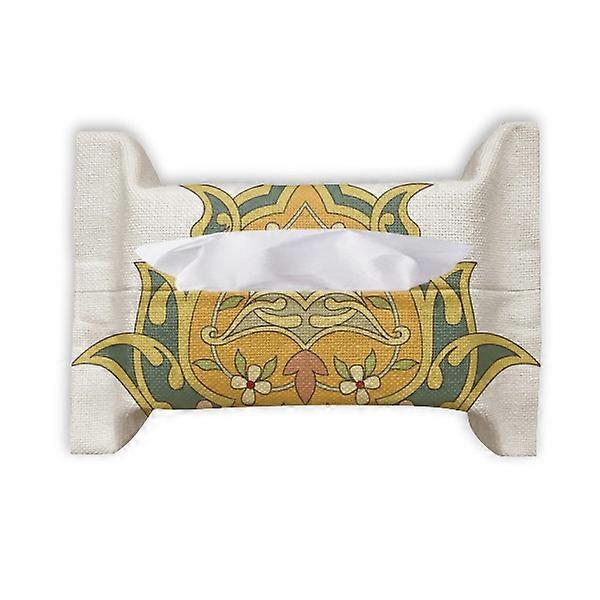 fargerik barokk blomst parallell illustrasjon papir håndkle vev bag serviett bumf