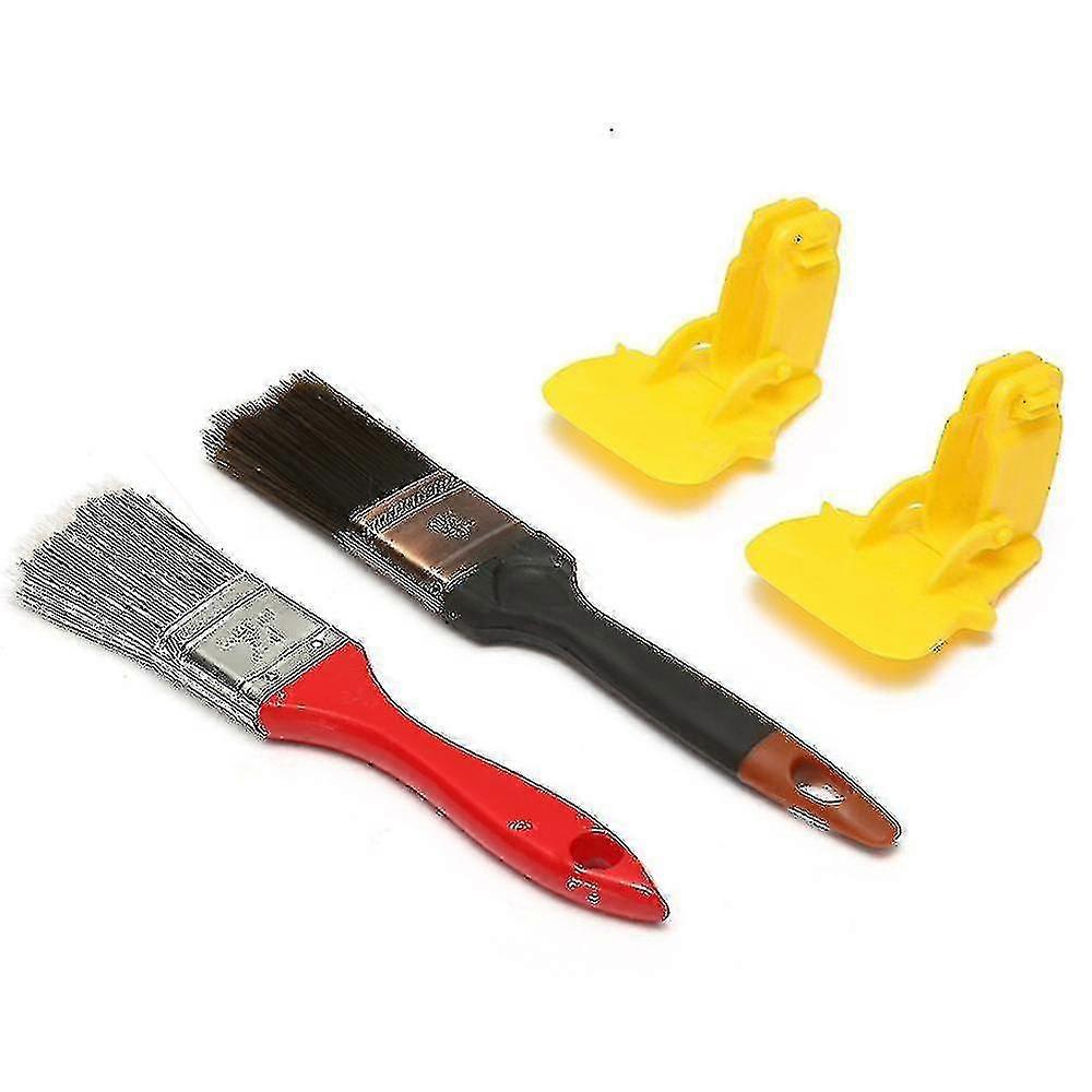 Paint Edger Tool Handheld Paint Trimming Roller Brush Kit Wall Ceiling Roof Paint Brush