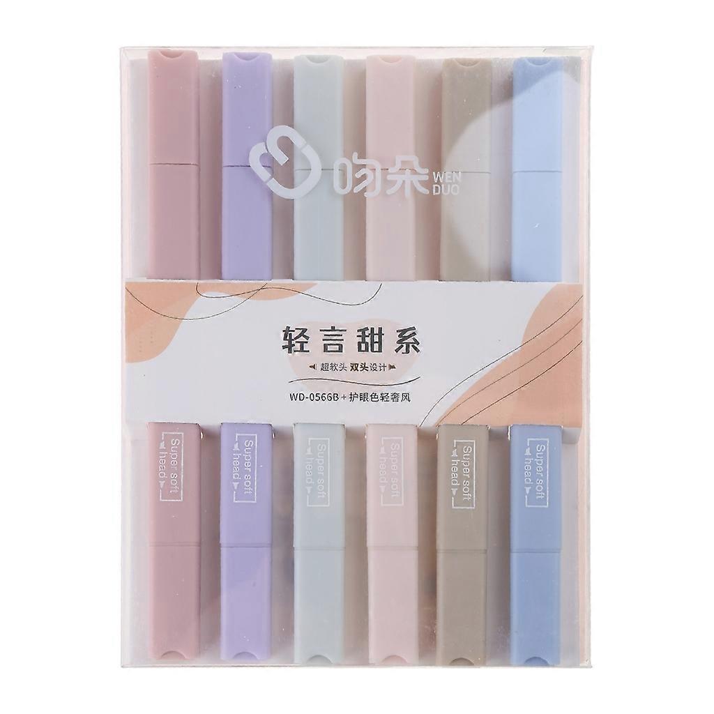 Bibel Ästhetische Textmarker 6 Farben Textmarker Doppelseitige Textmarker