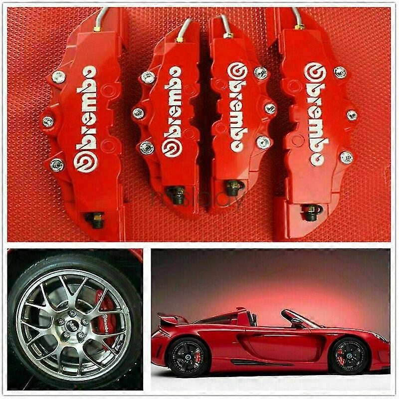 4pcs/Set 3d Style Car Universal Disc Brake Caliper Covers Front  Rear Kits