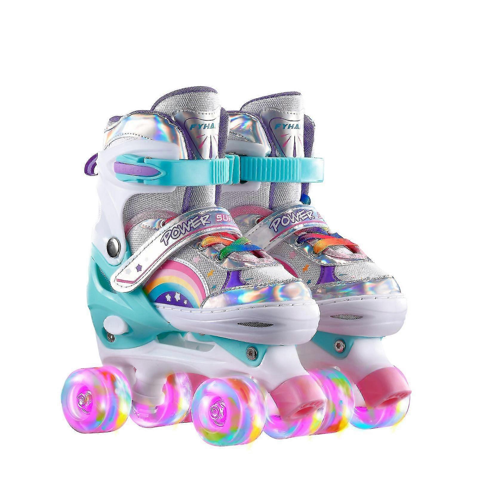 Children's Skating Shoes Double Row Roller Skating Shoes Skating ...